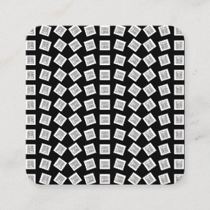 Eindeutiges Logo oder Bildmuster Schwarz (bearbe Begleitkarte