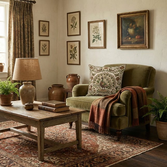 eindeutiges Retro-Muster orientalische Motive vint Kissen (Von Creator hochgeladen)