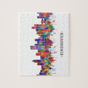 Eindhoven Netherlands Skyline Puzzle