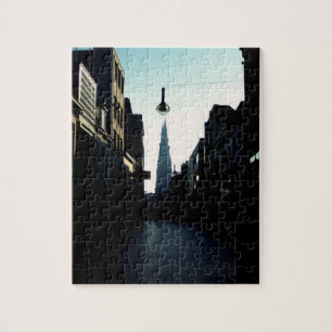 Eindhoven street & Catharinakerk, Niederlande Puzzle
