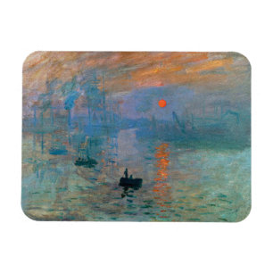 Eindruck des Sonnenaufgangs von Claude Monet Magnet
