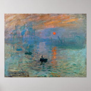 Eindruck des Sonnenaufgangs von Claude Monet Poster