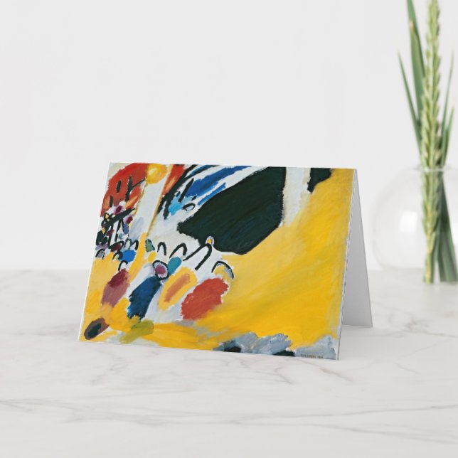 Eindruck III (Konzert) von Wassily Kandinsky Karte (Vorderseite)