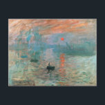 Eindruck, Sonnenaufgang 1872 Claude Monet Postkarte<br><div class="desc">Oscar-Claude Monet (UK: /ˈmmɒ neɪ/, US: /momomoˈneɪ, mjaˈ-/, French mwer: [klod mnovember 1840 nsor]; 14 November 5 December 1926) was a French painter and founder of beeinonist painseen as precurursor m, especially in his attempts to paint nature as perceived it.[1] During his long career, he was the most bestehen aus...</div>