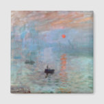 Eindruck, Sonnenaufgang, Claude Monet, 1872 Magnet<br><div class="desc">Oscar-Claude Monet (14. November 1840 - 5. Dezember 1926) war ein französischer Maler, Gründer des französischen Impressionistischen Gemäldes und beständiger und produktivster Praktizierer der Philosophie der Bewegung, seine Wahrnehmungen vor der Natur zu äußern, insbesondere in Bezug auf die Putz-Landschaftsmalerei. Der Begriff "Impressionismus" leitet sich aus dem Titel seines Gemäldes Impression,...</div>