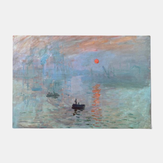 Eindruck, Sonnenaufgang, Claude Monet Fußmatte (Vorderseite)