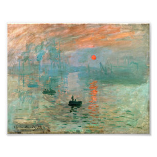 Eindruck, Sonnenaufgang von Claude Monet Fotodruck