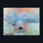 Eindruck, Sonnenaufgang von Claude Monet Postkarte<br><div class="desc">Eindruck,  Sonnenaufgang von Claude Monet</div>