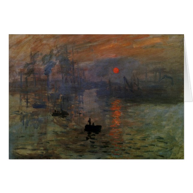 Eindruck Sonnenaufgang von Claude Monet, Vintage K