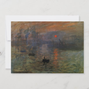 Eindruck Sonnenaufgang von Claude Monet, Vintage K