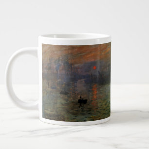 Eindruck Sonnenaufgang von Claude Monet, Vintage K Jumbo-Tasse