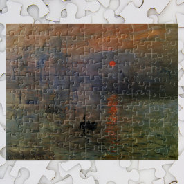 Eindruck Sonnenaufgang von Claude Monet, Vintage K Puzzle
