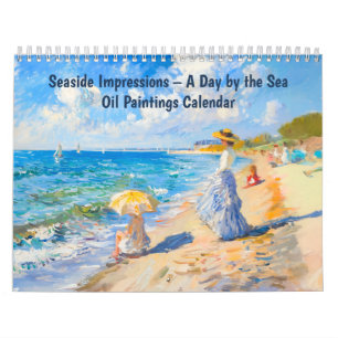 Eindrücke am Meer – Ein Tag am Meer Ölmalerei Kalender