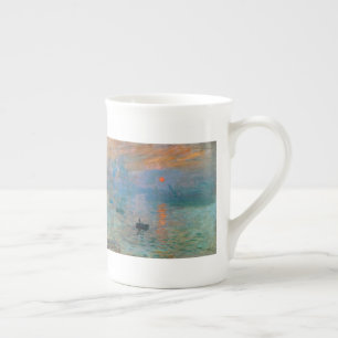 Eindrucks-Sonnenaufgang durch Claude Monet Prozellantasse