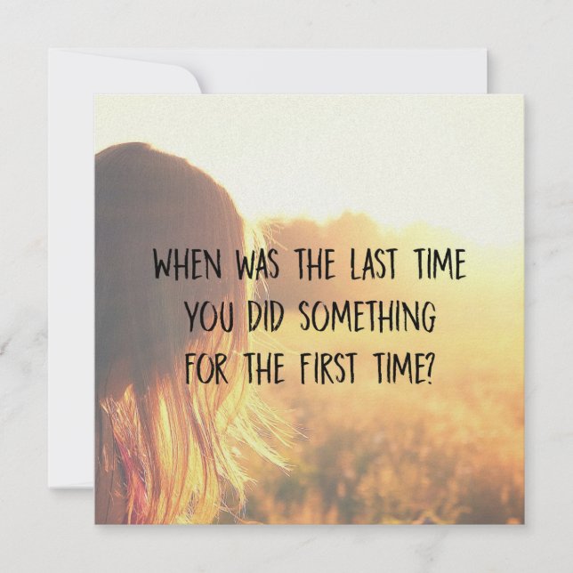 EINE 5,25 x 5,25-Karte EINNEHMEN Einladung (Vorderseite)