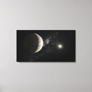 Eine Abbildung von Makemake Leinwanddruck