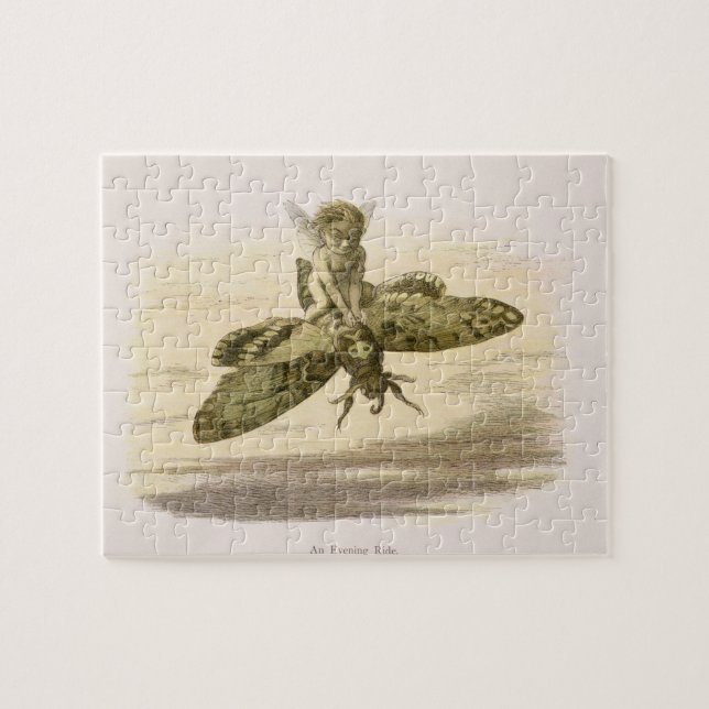 Eine Abends-Fahrt, Illustration von 'im Puzzle (Horizontal)