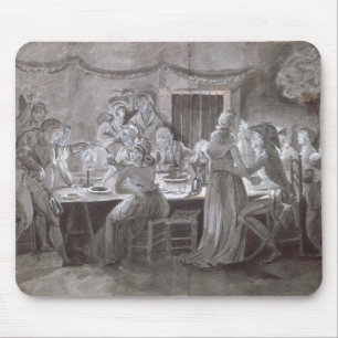 Eine Abends-Hochzeits-Mahlzeit Mousepad
