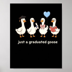 Eine Absolventen-Gans Lustige Gans Abschluss Cl 20 Poster
