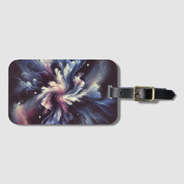 Eine abstrakte Galaxie, die das Geheimnis der Gepäckanhänger