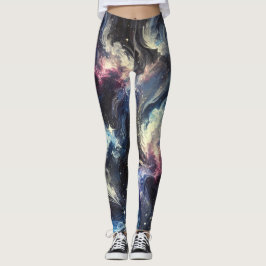 Eine abstrakte Galaxie, die das Geheimnis der Leggings