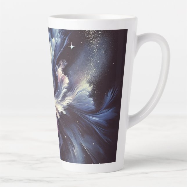 Eine abstrakte Galaxie, die das Geheimnis der Milchtasse (Rechts)