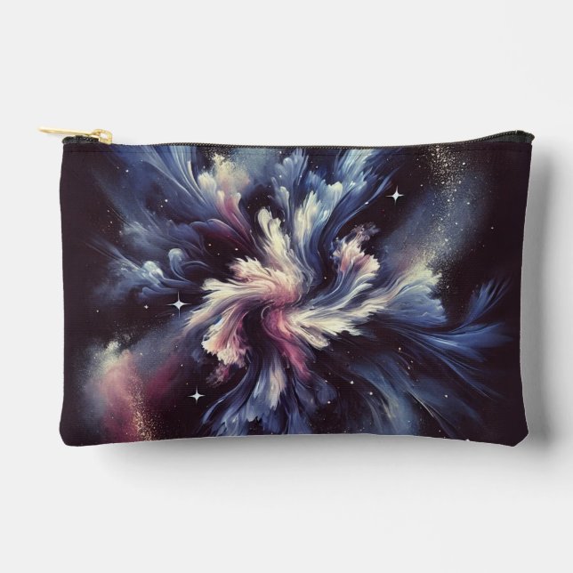Eine abstrakte Galaxie, die das Geheimnis der Zubehörtasche (Vorderseite)