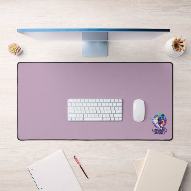 Eine Abwärtsfahrt Ski Schreibtischunterlage (Büro 1)