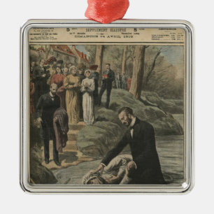 Eine adventistische Taufe im La Marne Ornament Aus Metall