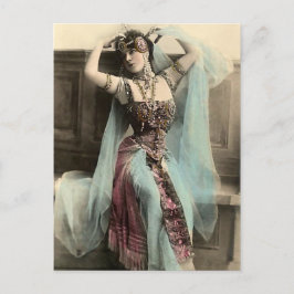 Eine ägyptische Pose treffen Postkarte