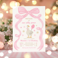 Eine Alberne Gans 1. Geburtstag Party Frühjahr Geb