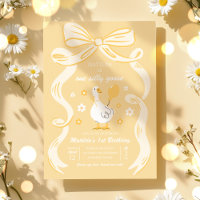 Eine Alberne Gans 1. Geburtstag Party Frühjahr Geb