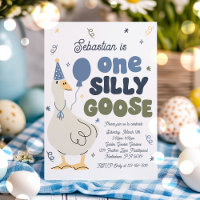Eine Alberne Gans 1. Geburtstag Party Frühjahr Geb
