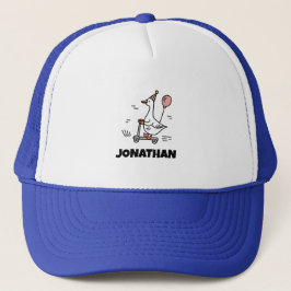 Eine Alberne Gans auf dem Loose Funny T - Shirt Truckerkappe