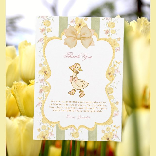 Eine Alberne Gans Dankeskarte (Von Creator hochgeladen)