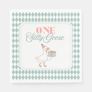 Eine alberne Gans Dessertserviette Serviette