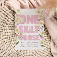 Eine Alberne Gans | Pink Floral Girls 1. Geburtsta