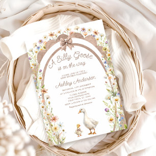 Eine Alberne Gänsedusche Einladung