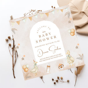 Eine Alberne Gänsedusche Serviette