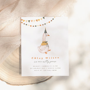 Eine Alberne Gänseudget Erste Geburtstagspartei