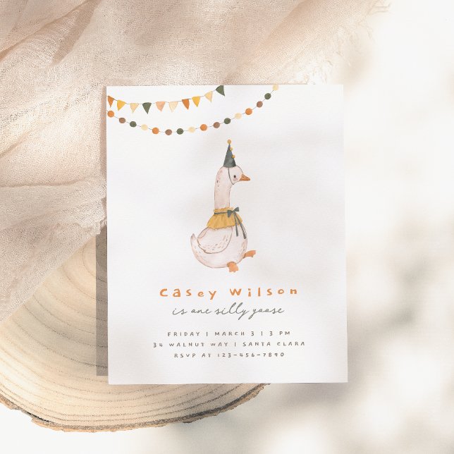 Eine Alberne Gänseudget Erste Geburtstagspartei (Von Creator hochgeladen)