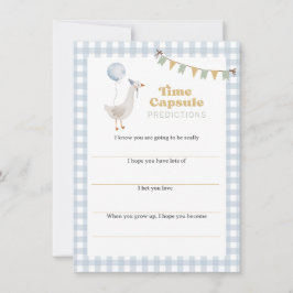 Eine Alberne Gänsezeitkapsel-Message-Karte Einladung