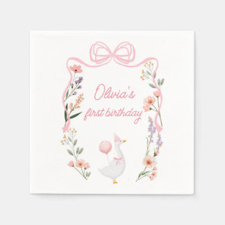 Eine alberne Geburtstagsnapkins von Gänse Serviette