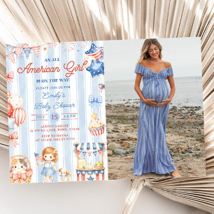 Eine All American Girl Babyparty-Einladung Einladung