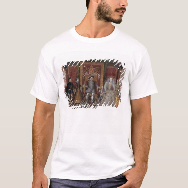 Eine Allegorie der Tudor Reihenfolge: Die Familie T-Shirt (Vorderseite)