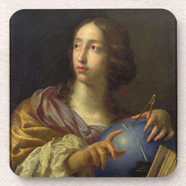 Eine Allegorie von Astronomie Untersetzer (Vorderseite)