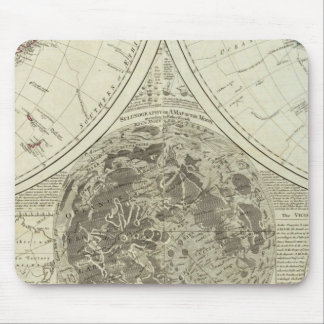 Eine allgemeine Weltkarte des Terraqueus oder der Mousepad