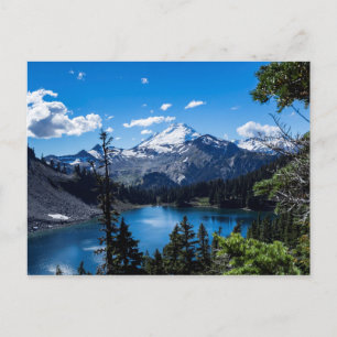 Eine alpine Ansicht von Mt-Bäcker vom Baker See Postkarte