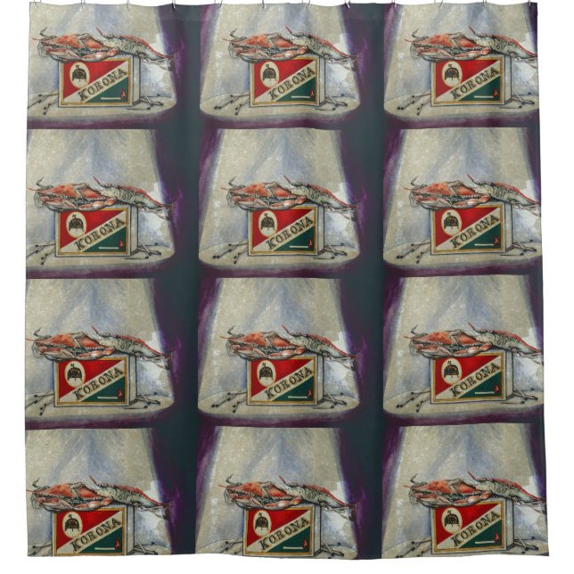 Eine alte Flamme Duschvorhang (Vorderseite)