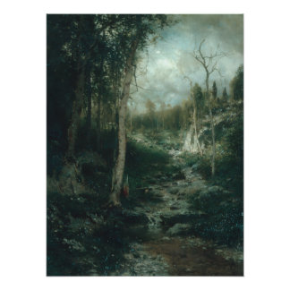 Eine alte Lichtung (1881) - Alexander H. Wyant Pos Poster